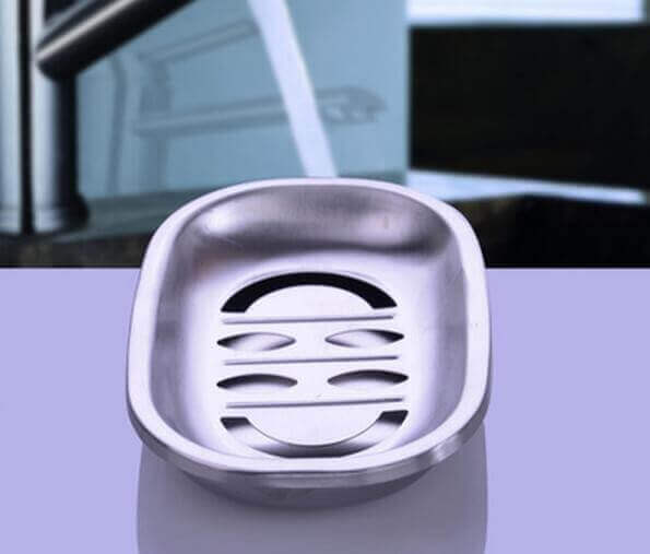 Juego de baño 4 piezas METAL acero inoxidable ecológico, sostenible, comprar sin plástico, sin plástico, bandeja de jabón Juego de baño 4 piezas METAL acero inoxidable ecológico, sostenible, comprar sin plástico, sin plástico, bandeja para el jabón