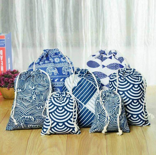 Bolsa ALGODÓN 3 Tamaños diferentes, bolso almacenaje materia prima natural SIN PLÁSTICO, asi son los modelos