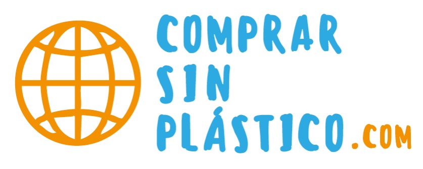 Logo redondo de www.ComprarSinPlastico.com modesto proyecto con productos ecológicos sostenibles y materias primas naturales. BTC, LTC comprar sin plástico logocsp