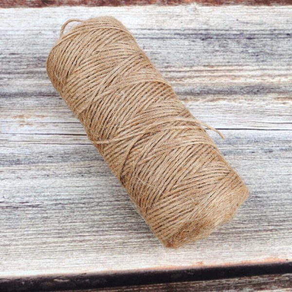Cuerda Natural de Cáñamo Artesanal 1 rollo de-cuerda de-cañamo-Natural de 50 100m yute-decoración-del-hogar (14